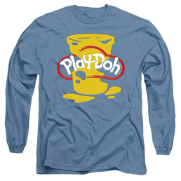 Play-doh Messy Stencil Logo - Men's Long Sleeve T-Shirt Men's Long Sleeve T-Shirt Play-doh   