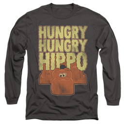 Hungry Hungry Hippos Faded - Men's Long Sleeve T-Shirt Men's Long Sleeve T-Shirt Hungry Hungry Hippos   