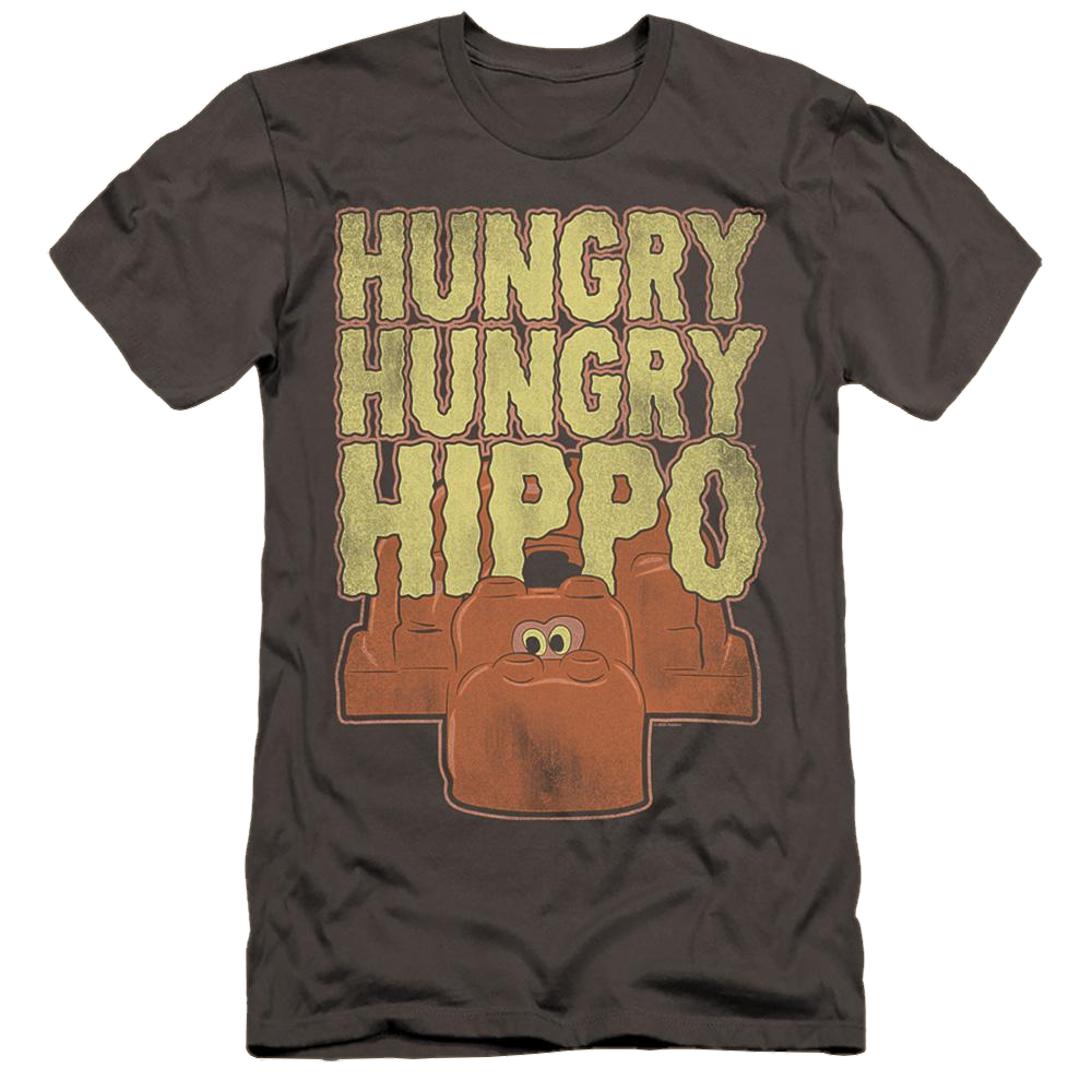 Hungry Hungry Hippos Faded - Men's Premium Slim Fit T-Shirt Men's Premium Slim Fit T-Shirt Hungry Hungry Hippos   