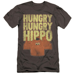 Hungry Hungry Hippos Faded - Men's Premium Slim Fit T-Shirt Men's Premium Slim Fit T-Shirt Hungry Hungry Hippos   