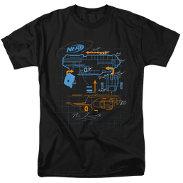 Nerf Deconstructed Gun - Men's Regular Fit T-Shirt Men's Regular Fit T-Shirt Nerf   