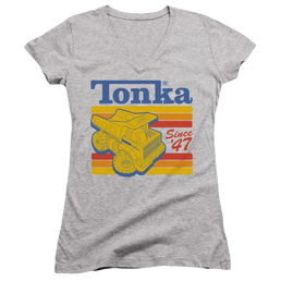 Hasbro Tonka Since 47 - Juniors V-Neck T-Shirt Juniors V-Neck T-Shirt Tonka   