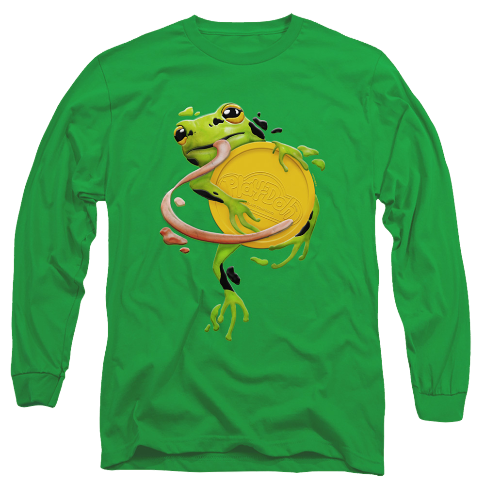 Play-doh Frog Hugging Lid - Men's Long Sleeve T-Shirt Men's Long Sleeve T-Shirt Play-doh   