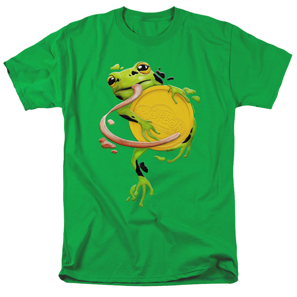 Play-doh Frog Hugging Lid - Men's Regular Fit T-Shirt Men's Regular Fit T-Shirt Play-doh   