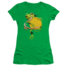 Play-doh Frog Hugging Lid - Juniors T-Shirt Juniors T-Shirt Play-doh   