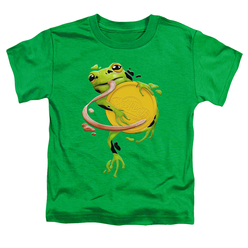Play-doh Frog Hugging Lid - Kid's T-Shirt Kid's T-Shirt (Ages 4-7) Play-doh   