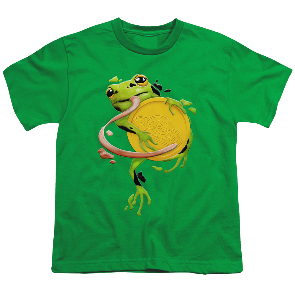 Play-doh Frog Hugging Lid - Youth T-Shirt Youth T-Shirt (Ages 8-12) Play-doh   