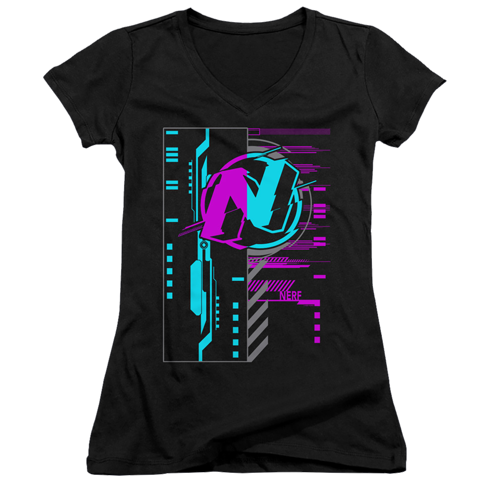 Nerf Cyber - Juniors V-Neck T-Shirt Juniors V-Neck T-Shirt Nerf   