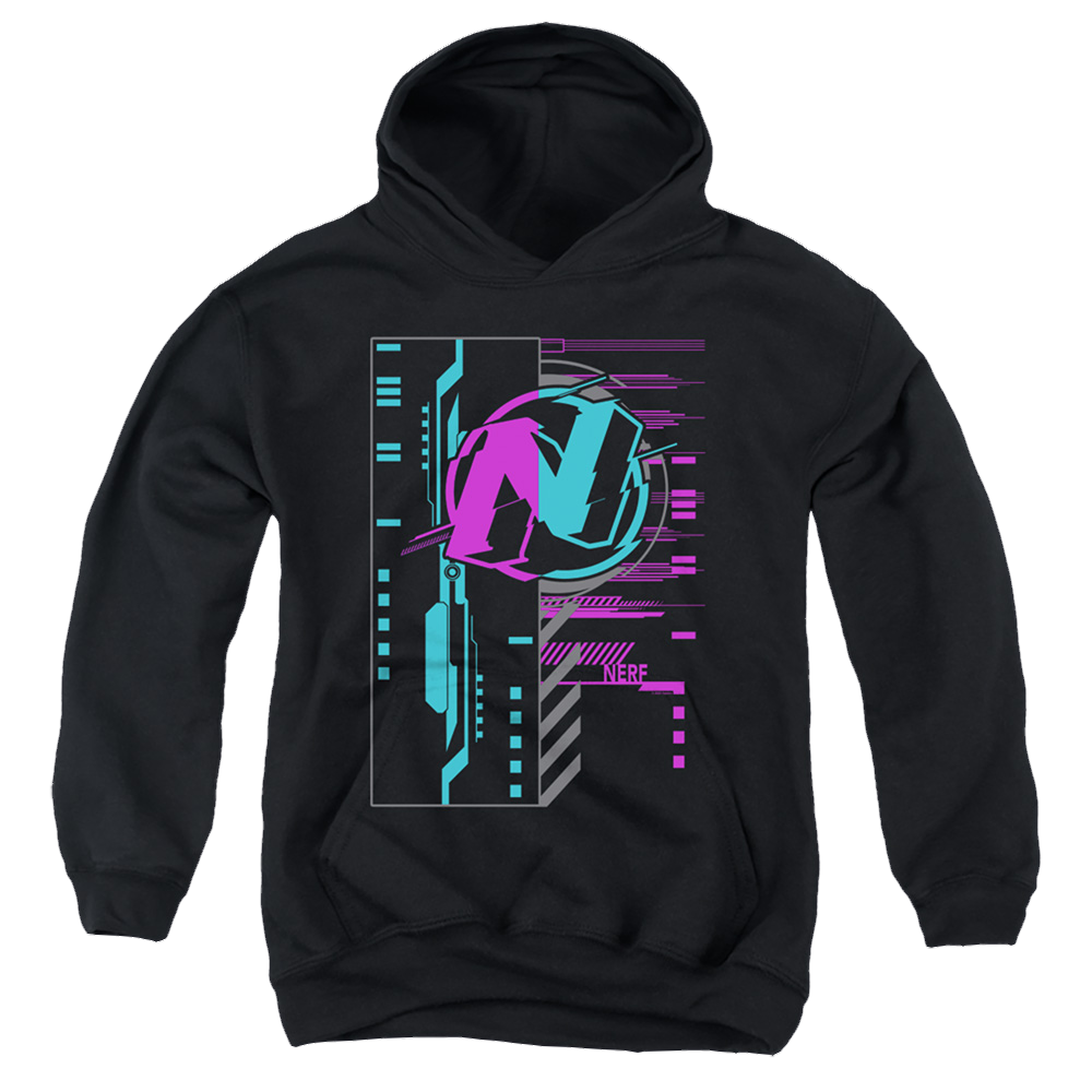 Nerf Cyber - Youth Hoodie Youth Hoodie (Ages 8-12) Nerf   