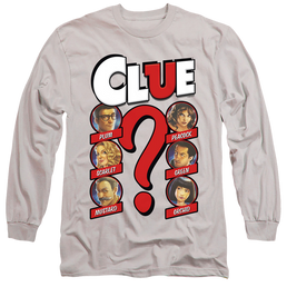 Game of Clue Modern Who Dunnit - Men's Long Sleeve T-Shirt Men's Long Sleeve T-Shirt Clue   