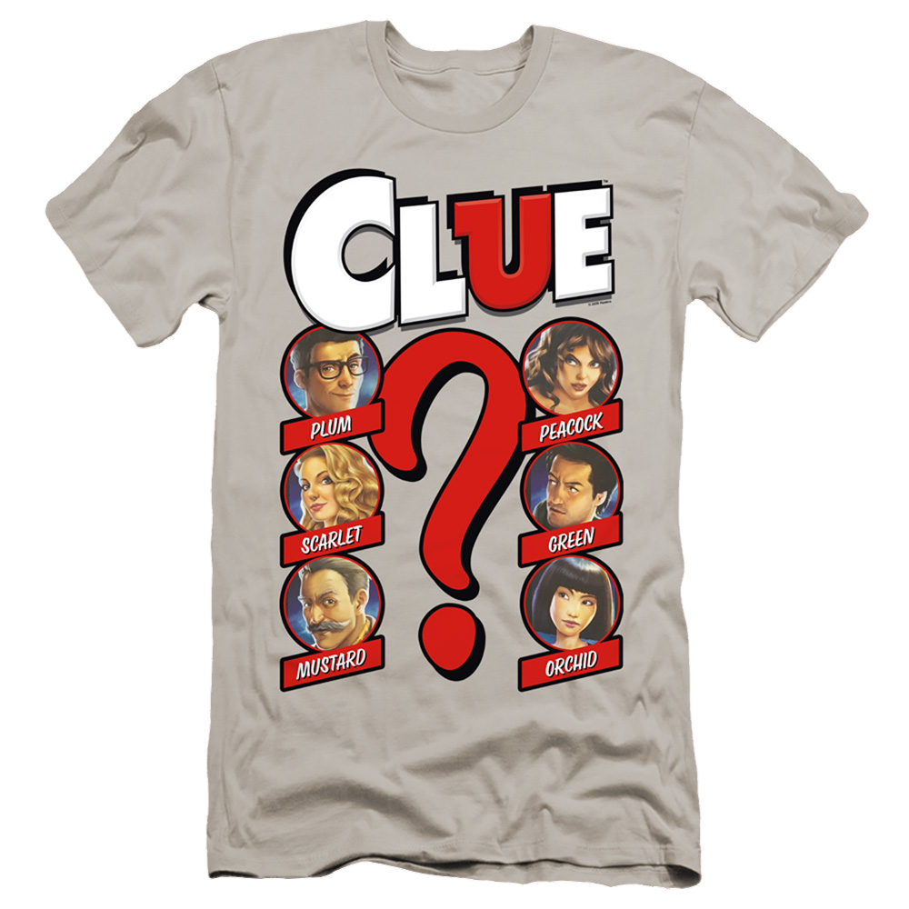 Game of Clue Modern Who Dunnit - Men's Premium Slim Fit T-Shirt Men's Premium Slim Fit T-Shirt Clue   