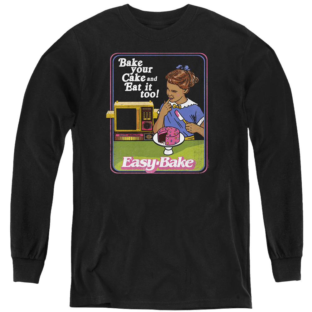 Easy Bake Oven Bake Your Cake - Youth Long Sleeve T-Shirt Youth Long Sleeve T-Shirt Easy Bake Oven   