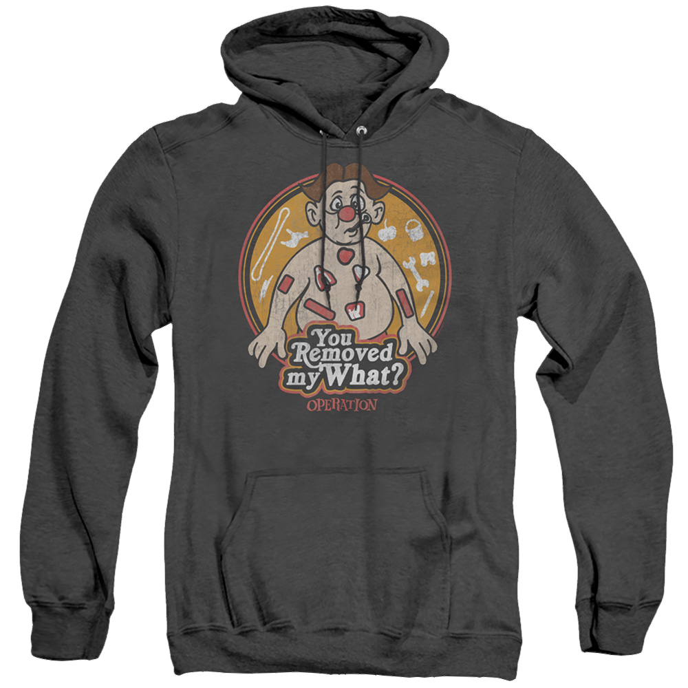 Operation You Removed My What - Heather Pullover Hoodie Heather Pullover Hoodie Operation   
