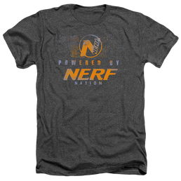 Nerf Powered By Nerf Nation - Men's Heather T-Shirt Men's Heather T-Shirt Nerf   