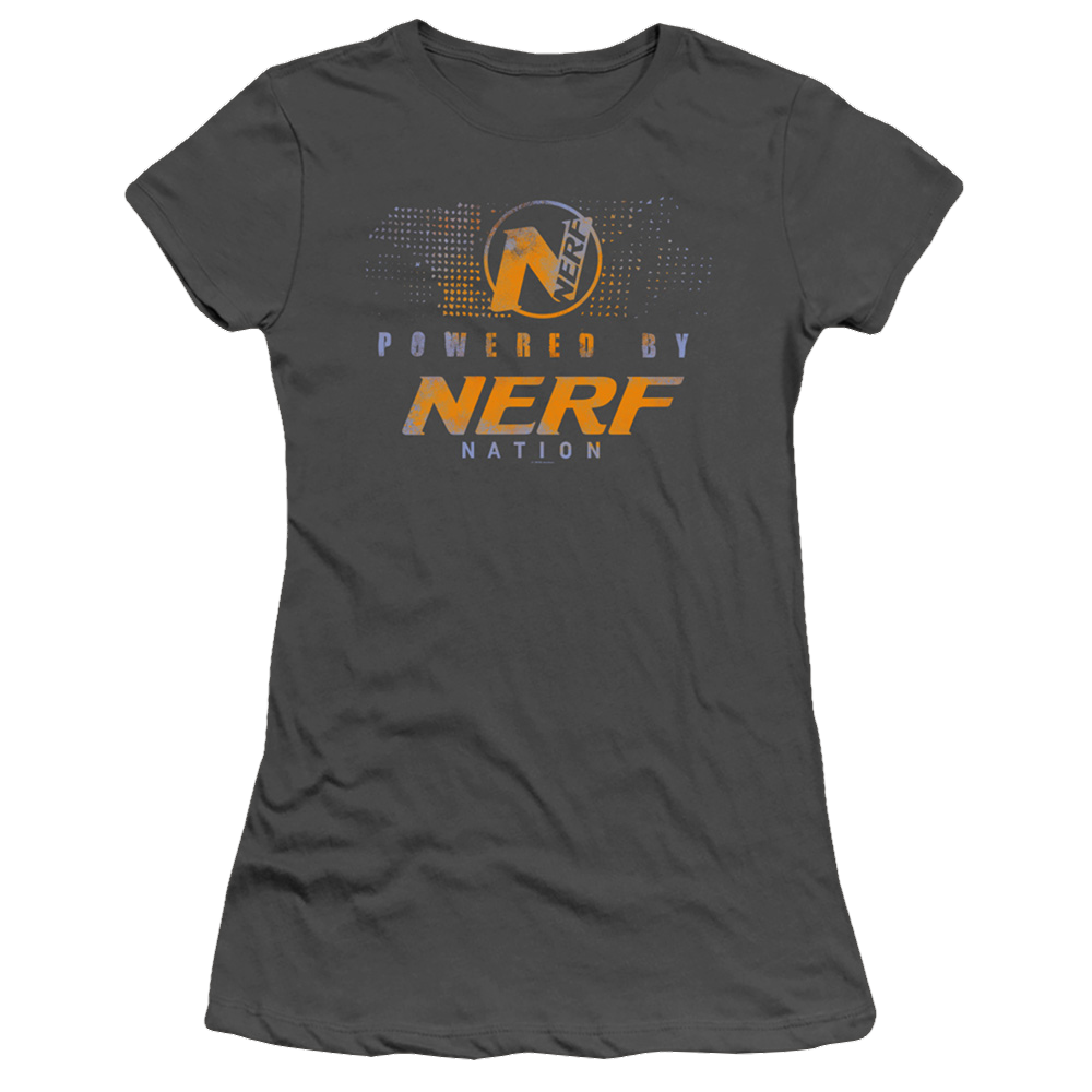 Nerf Powered By Nerf Nation - Juniors T-Shirt Juniors T-Shirt Nerf   