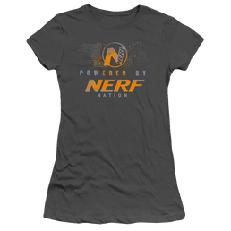 Nerf Powered By Nerf Nation - Juniors T-Shirt Juniors T-Shirt Nerf   