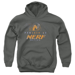 Nerf Powered By Nerf Nation - Youth Hoodie Youth Hoodie (Ages 8-12) Nerf   