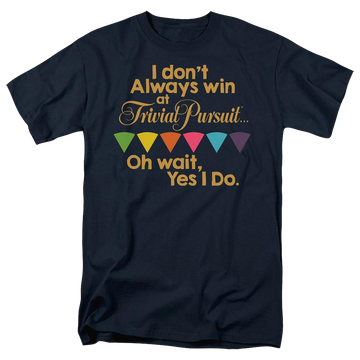 Navy men's regular fit t-shirt with Transformers I Always Win graphic