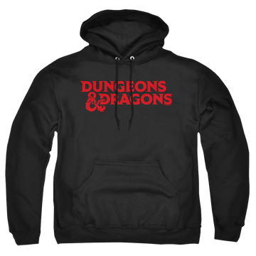 Dungeons & Dragons Type Logo - Pullover Hoodie Pullover Hoodie Dungeons & Dragons   