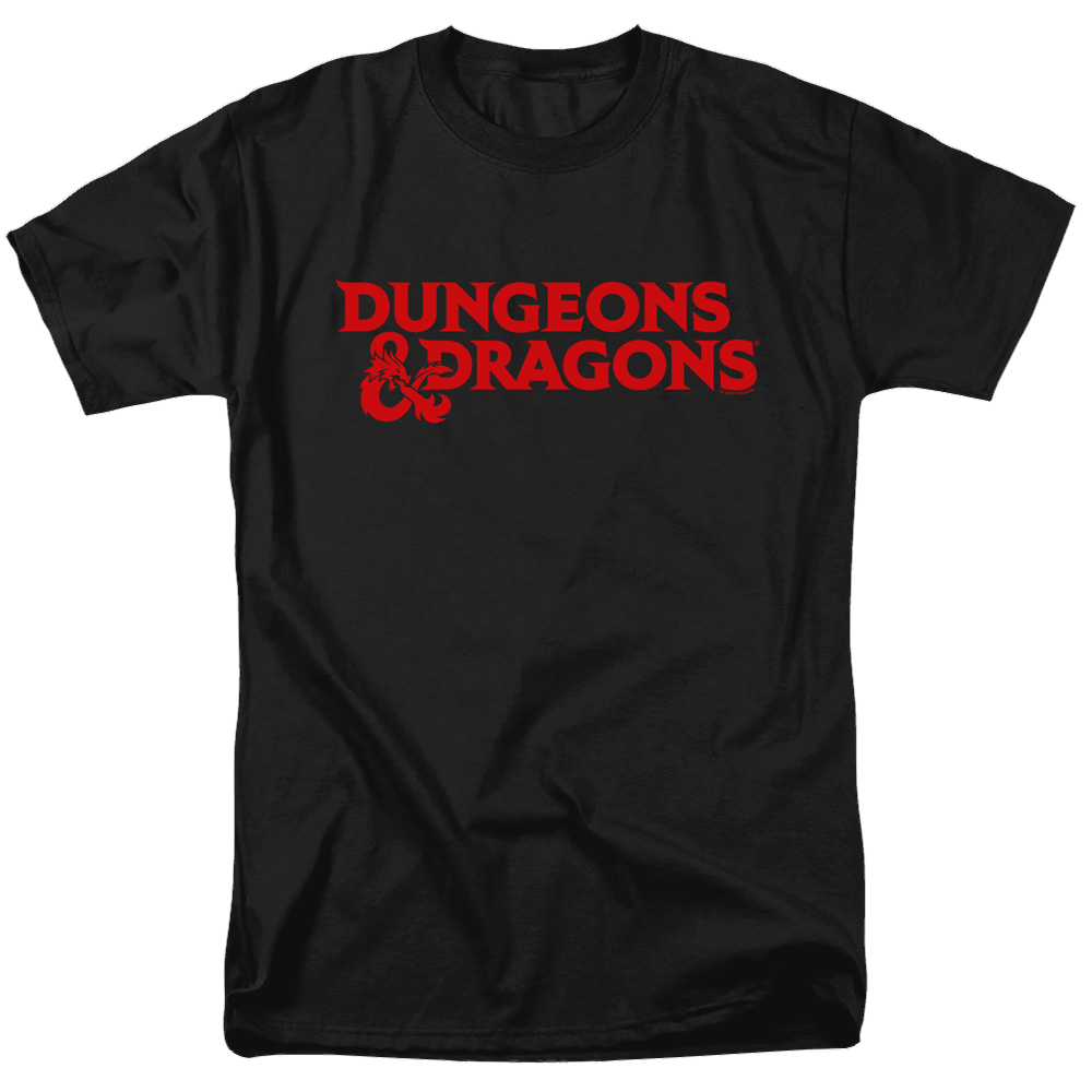 Dungeons & Dragons Type Logo - Men's Regular Fit T-Shirt Men's Regular Fit T-Shirt Dungeons & Dragons   