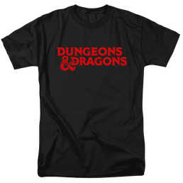 Dungeons & Dragons Type Logo - Men's Regular Fit T-Shirt Men's Regular Fit T-Shirt Dungeons & Dragons   
