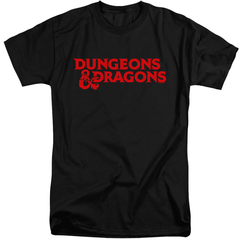 Dungeons & Dragons Type Logo - Men's Tall Fit T-Shirt Men's Tall Fit T-Shirt Dungeons & Dragons   