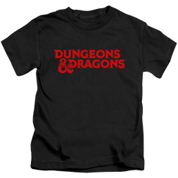 Dungeons & Dragons Type Logo - Kid's T-Shirt Kid's T-Shirt (Ages 4-7) Dungeons & Dragons   