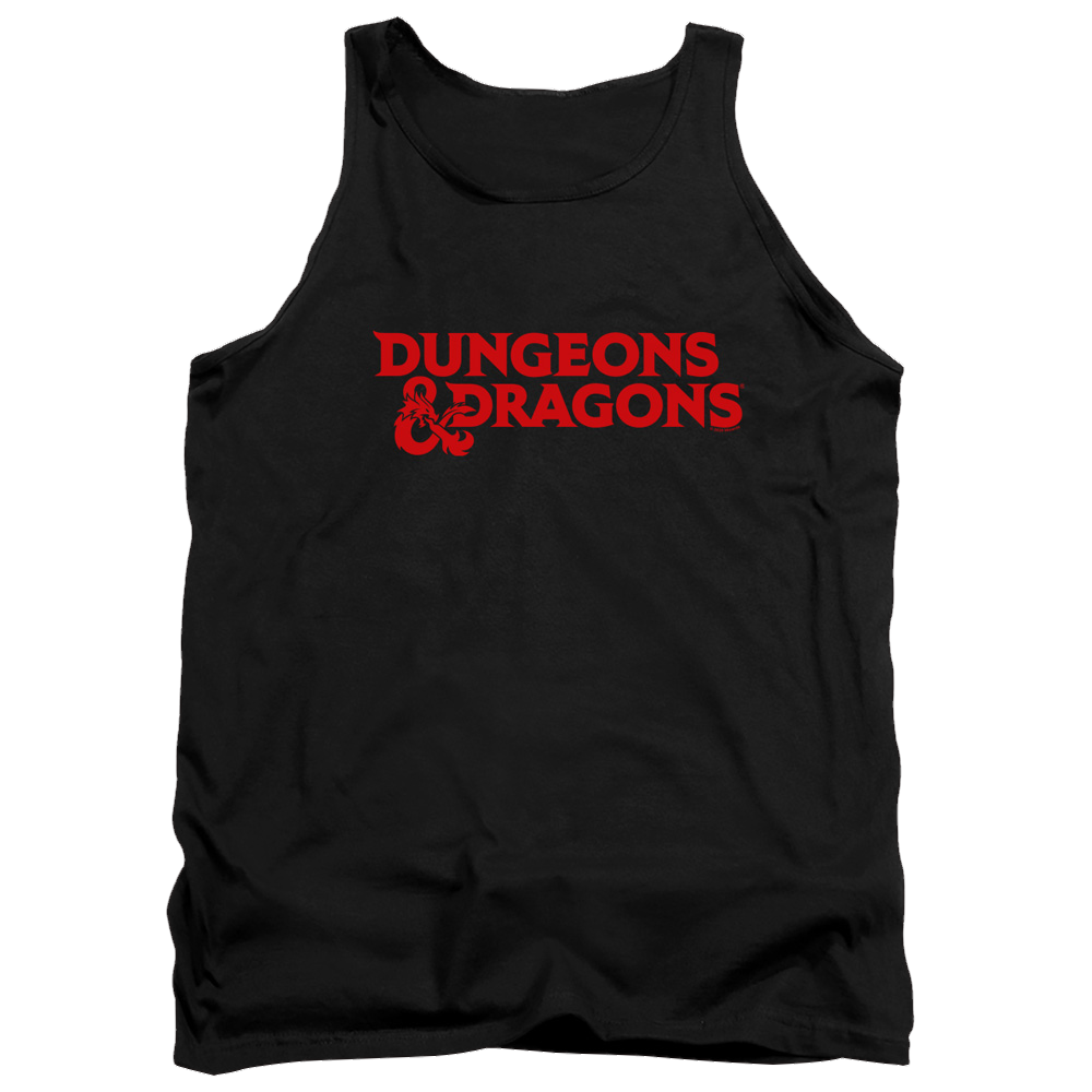 Dungeons & Dragons Type Logo - Men's Tank Top Men's Tank Dungeons & Dragons   