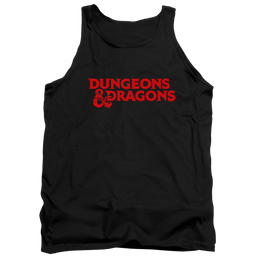 Dungeons & Dragons Type Logo - Men's Tank Top Men's Tank Dungeons & Dragons   