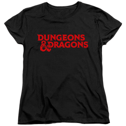 Dungeons & Dragons Type Logo - Women's T-Shirt Women's T-Shirt Dungeons & Dragons   