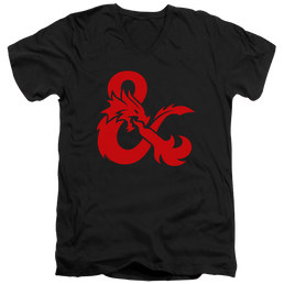 Dungeons & Dragons Ampersand Logo - Men's V-Neck T-Shirt Men's V-Neck T-Shirt Dungeons & Dragons   