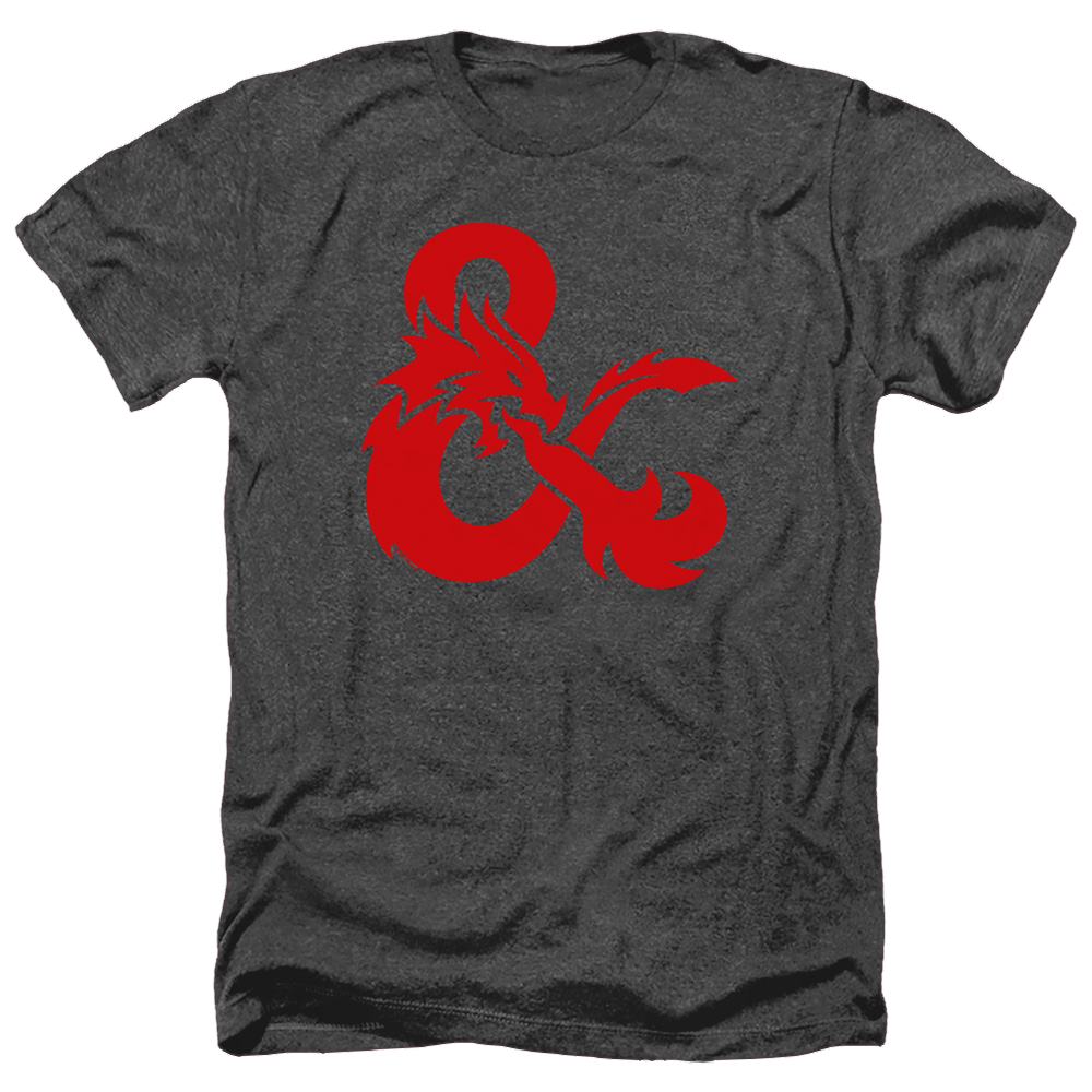 Dungeons & Dragons Ampersand Logo - Men's Heather T-Shirt Men's Heather T-Shirt Dungeons & Dragons   