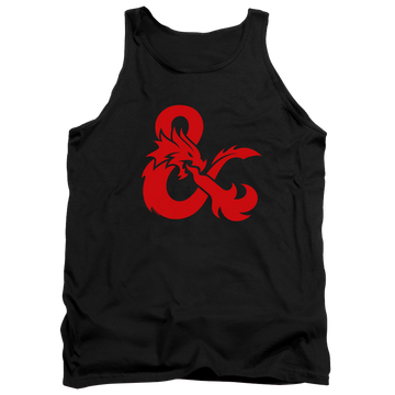 Black men's tank with Dungeons & Dragons Ampersand Logo graphic