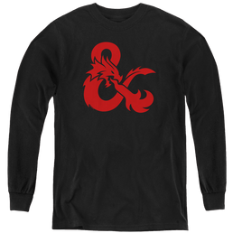 Dungeons & Dragons Ampersand Logo - Youth Long Sleeve T-Shirt Youth Long Sleeve T-Shirt Dungeons & Dragons   