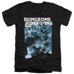 Dungeons & Dragons Tarrasque - Men's V-Neck T-Shirt Men's V-Neck T-Shirt Dungeons & Dragons   