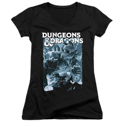 Dungeons & Dragons Tarrasque - Juniors V-Neck T-Shirt Juniors V-Neck T-Shirt Dungeons & Dragons   