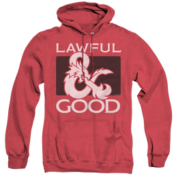 Dungeons & Dragons Lawful Good - Heather Pullover Hoodie Heather Pullover Hoodie Dungeons & Dragons   