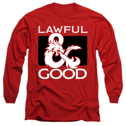 Dungeons & Dragons Lawful Good - Men's Long Sleeve T-Shirt Men's Long Sleeve T-Shirt Dungeons & Dragons   