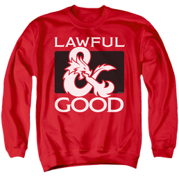 Dungeons & Dragons Lawful Good - Men's Crewneck Sweatshirt Men's Crewneck Sweatshirt Dungeons & Dragons   