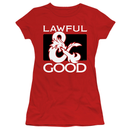 Dungeons & Dragons Lawful Good - Juniors T-Shirt Juniors T-Shirt Dungeons & Dragons   