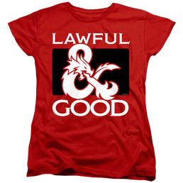 Dungeons & Dragons Lawful Good - Women's T-Shirt Women's T-Shirt Dungeons & Dragons   