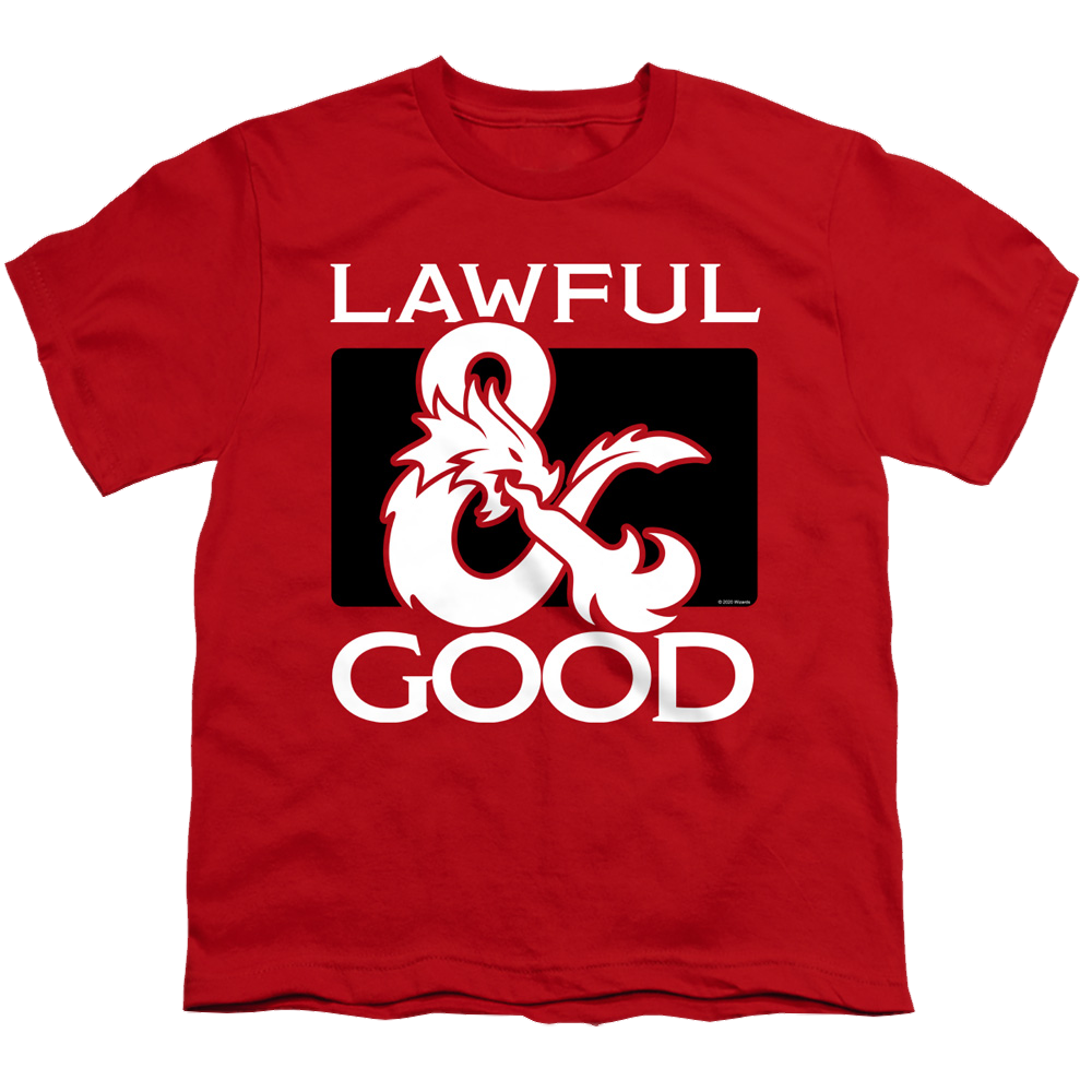Dungeons & Dragons Lawful Good - Youth T-Shirt Youth T-Shirt (Ages 8-12) Dungeons & Dragons   