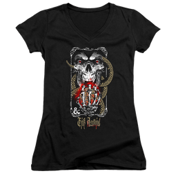 Dungeons & Dragons Lich For Chaos - Juniors V-Neck T-Shirt Juniors V-Neck T-Shirt Dungeons & Dragons   