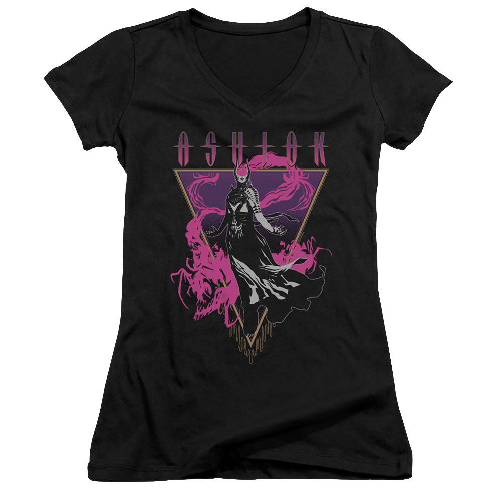 Magic the Gathering Ashiok - Juniors V-Neck T-Shirt Juniors V-Neck T-Shirt Magic the Gathering   