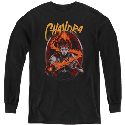 Magic the Gathering Chandra - Youth Long Sleeve T-Shirt Youth Long Sleeve T-Shirt Magic the Gathering   