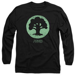 Magic the Gathering Green Symbol - Men's Long Sleeve T-Shirt Men's Long Sleeve T-Shirt Magic the Gathering   
