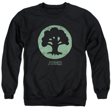 Magic the Gathering Green Symbol - Men's Crewneck Sweatshirt Men's Crewneck Sweatshirt Magic the Gathering   