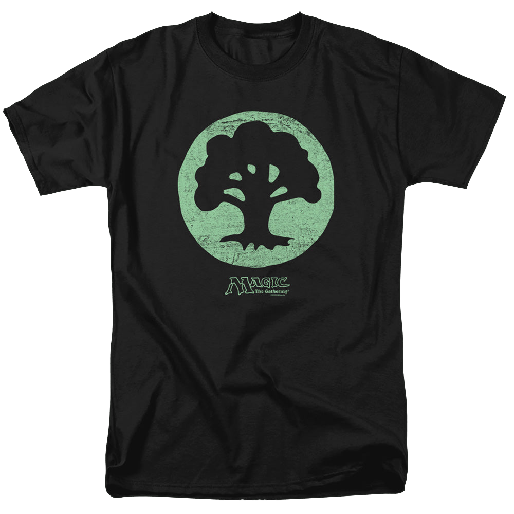 Magic the Gathering Green Symbol - Men's Regular Fit T-Shirt Men's Regular Fit T-Shirt Magic the Gathering   