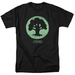 Magic the Gathering Green Symbol - Men's Regular Fit T-Shirt Men's Regular Fit T-Shirt Magic the Gathering   