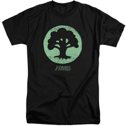 Magic the Gathering Green Symbol - Men's Tall Fit T-Shirt Men's Tall Fit T-Shirt Magic the Gathering   